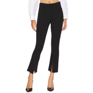 Pistola black Cropped Split-Hem Dress Pants
